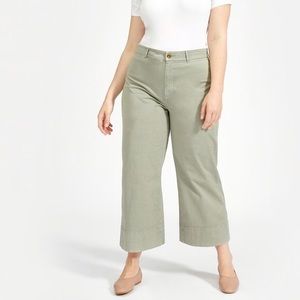 Everlane Lightweight Wide Leg Crop Chino